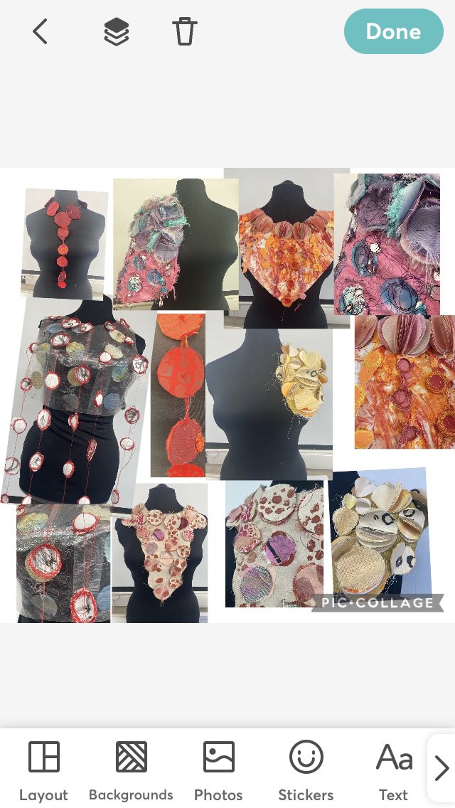 RSAFoodRoom's tweet photo. Fab Wearable Art Pieces from year 10 Textiles,  inspired by design creatives #YayoiKusama #alisonwilloughby #inesseidel https://t.co/7uKbe3NyjY