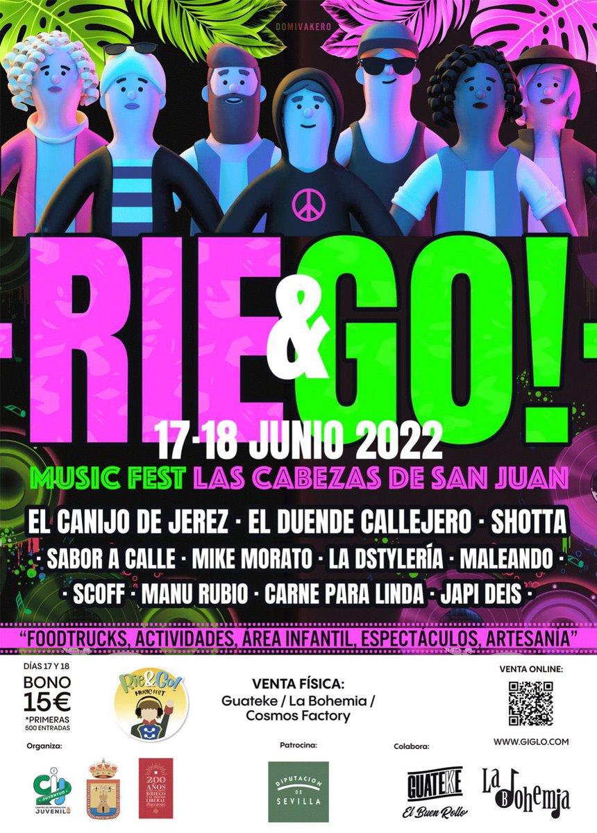 Quillo que por fin viene <a href="/ElCanijodeJerez/">El Canijo de Jerez</a> a mi pueblo!!