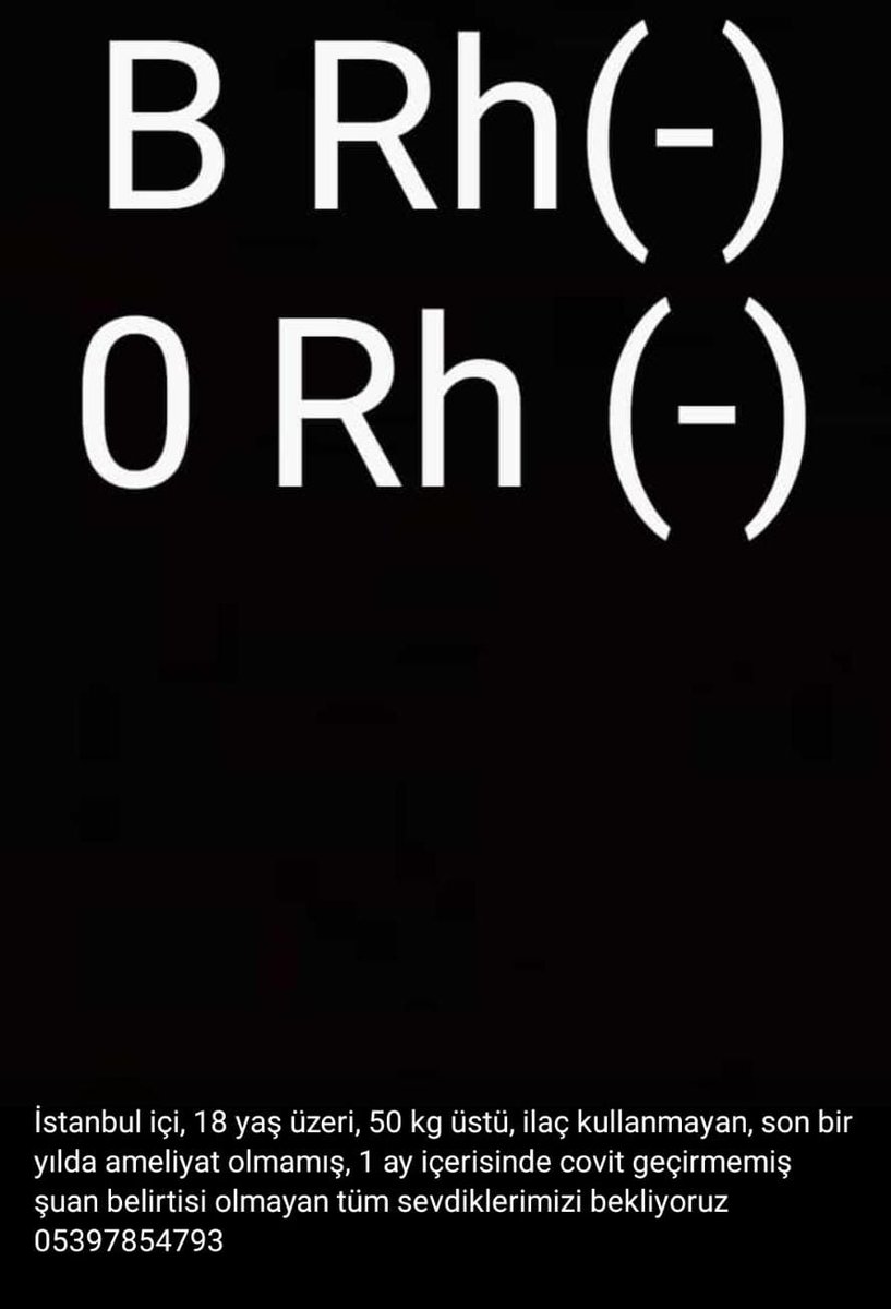 ❗❗❗İstanbul'da yaşayan ve kan grubu uyan yardımcı olabilir mi 7 saatlik bir operasyonun ardından acil kana ihtiyaç var ❗❗❗ <a href="/ogrenc_dayansma/">ZİYASETÇİ</a> <a href="/Zazeteci/">Zazeteci</a> <a href="/taylanyildiz/">Dr. Taylan Yıldız</a> @ogrencini_sesi <a href="/ogrencicamiasi/">Öğrenci Camiası</a> <a href="/haluklevent/">Haluk Levent ( Ahbap Ekibi )</a>