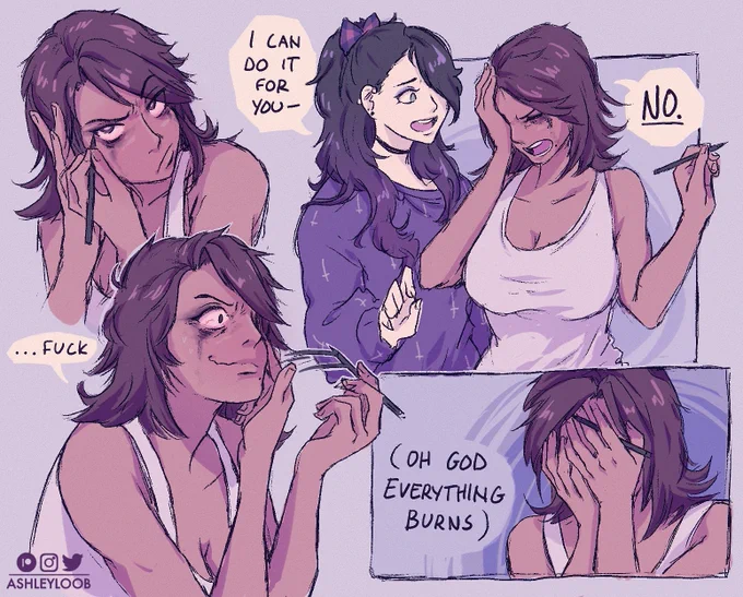 eyeliner is hard 