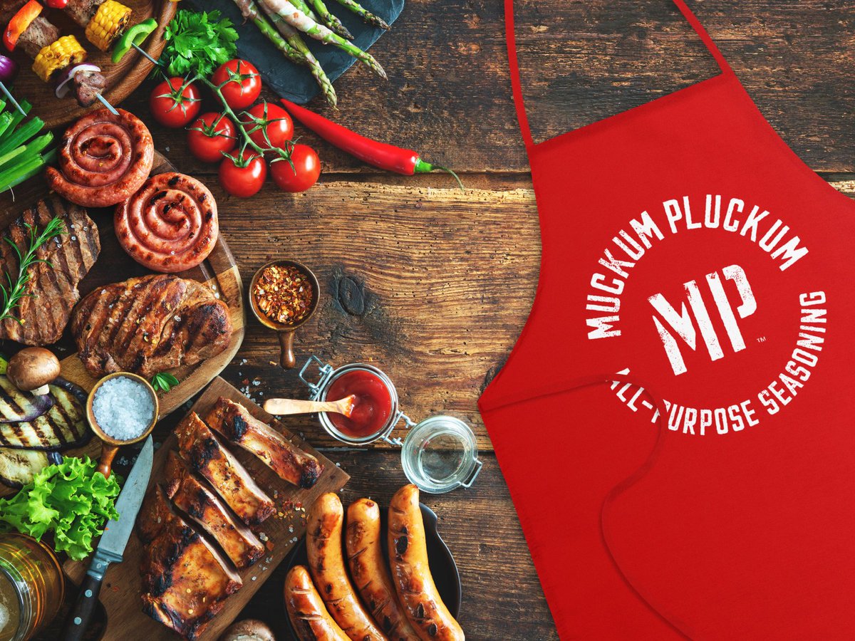 jarmandesignltd's tweet photo. Muckum Pluckum is an all-purpose Bar-B-Q seasoning, known for its unique taste and tenderness. We wanted to generate a mark and label that had a modern homemade country feel but was also malleable enough to have additional flavours added in the future. #brandidentity #packaging https://t.co/DuHFD8SH5s