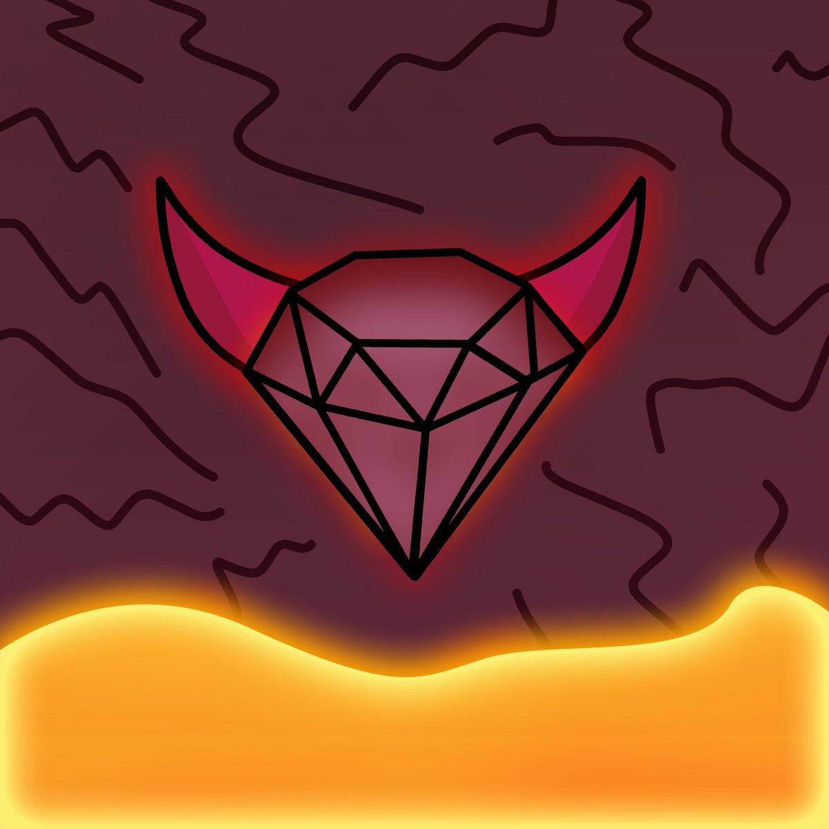 SDiamondsNFT's tweet photo. This Devilish Diamond has come to cause chaos. Forged in the deep depths of hell, this diamond is here to show off! https://t.co/sCkYaNxWAM