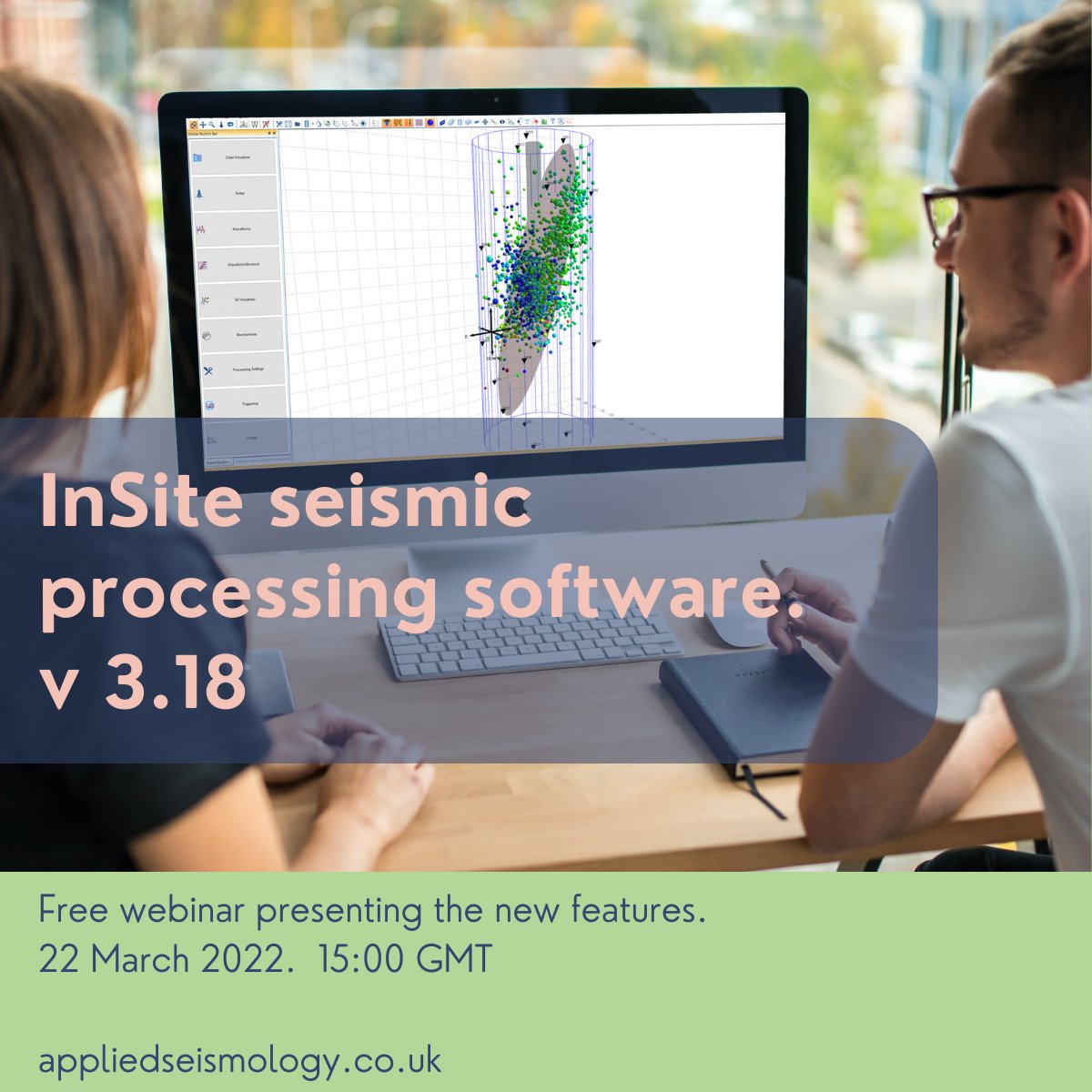 AppliedSeismol1's tweet photo. InSite seismic processing software v3.18 released.
Find out about the new features in our free webinar on 22.03.2022 at 15:00 GMT. Register here:
https://t.co/3SXset0OqA https://t.co/afBytPGyVR