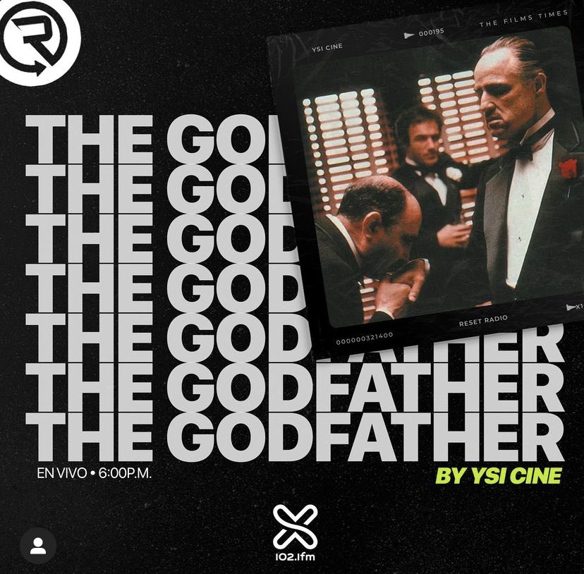 YsidroGarciaR's tweet photo. Hoy regreso a la cabina cool de @resetradiofm para conversar sobre el legado de El Padrino —a sus 50 años de estreno original— y la caótica filmografía del maestro Francis Ford Coppola 🎥💥

Sintonicen por @x102fm a partir de las 6pm. ¡Será un programa de película! 🎙 https://t.co/j3vG4BuQUK