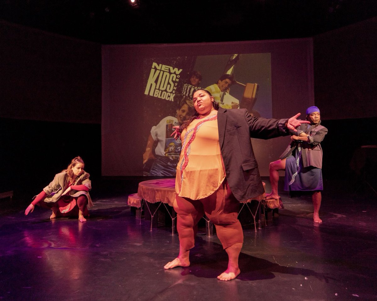 buddiesTO's tweet photo. Thanks to everyone for coming out for our first week of @Yolanda_Bonnell's White Girls in Moccasins, with @manidoons!

In-person tickets are sold out, but you can still grab yourself a digital ticket. In the meantime, check out these photos by @_mimnagh.

https://t.co/irjCKorL0a https://t.co/PxJAMNZBbp