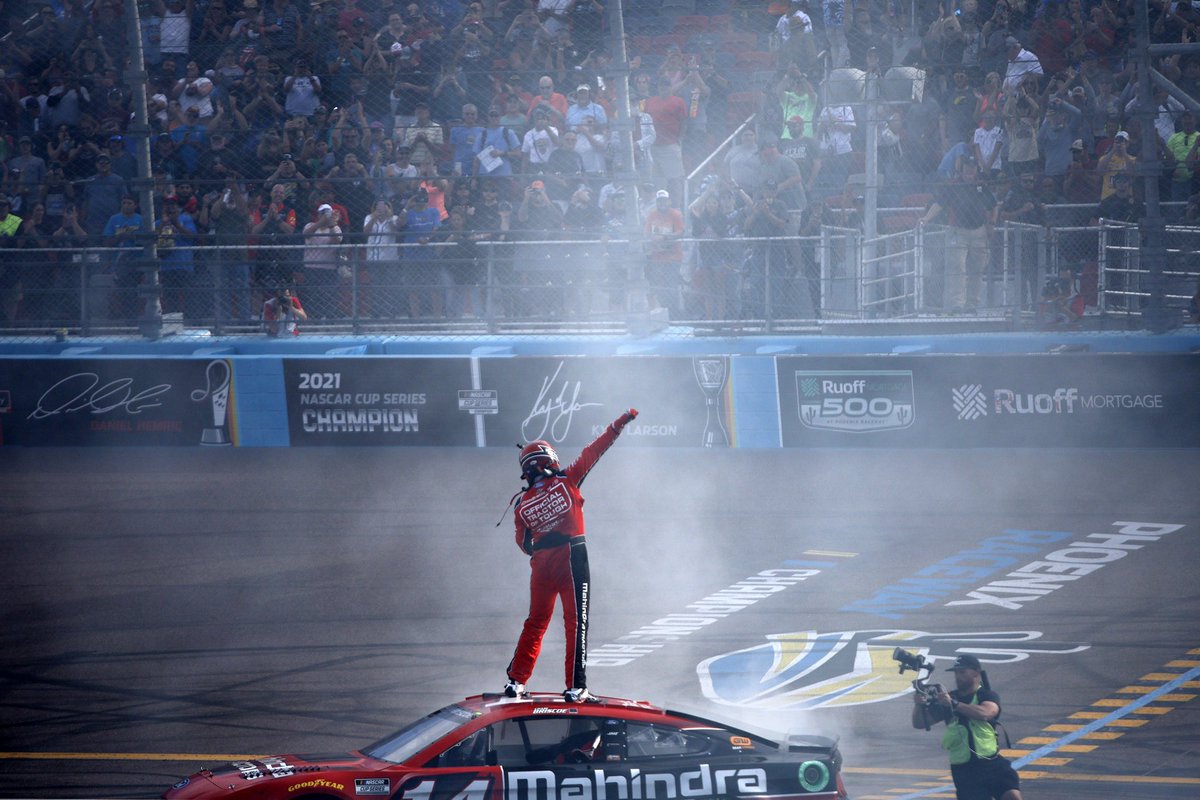 virenpopli's tweet photo. Few pictures that say it all… a really good car, a great support team, a great leader &amp; mentor @TonyStewart, the strong support of the family, blessings from above and a great driver . We are fortunate to have found them all as @Mahindra_USA. Congratulations @ChaseBriscoe_14!! https://t.co/9Fz21w8Szl