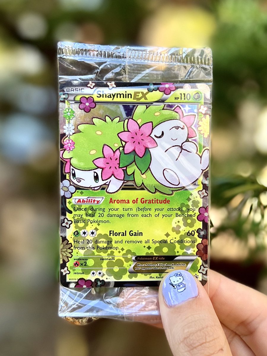 TokyoPitBuLL's tweet photo. Giving away this sealed Shaymin EX black star promo.

Just retweet this tweet 

Winner picked Monday 3/21 🖤 https://t.co/SexcVa3K7n