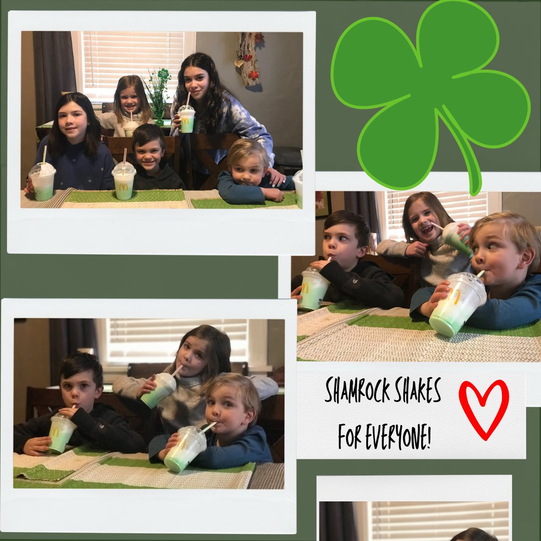Don't forget to stop by McDonald's to get your Shamrock Shakes!! For every shake purchased RMHCR gets .25¢