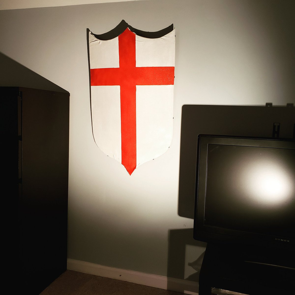PastForwarded's tweet photo. @Jarrett_Lerner This shield, because it came out AWESOME! https://t.co/tNi9IE6QGZ