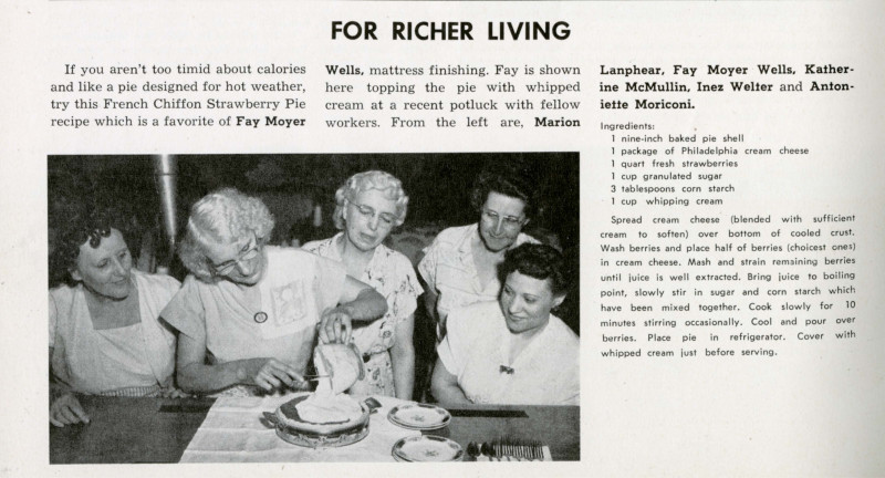 Happy #PiDay!

The warmer weather this week is making us hungry for strawberry pie - the way the ladies from the Ball-Band factory made it in 1949.

Do you see any names you know?

Image credit: Red Ball Magazine, 7/15/1949. SJCPL Michiana Memory