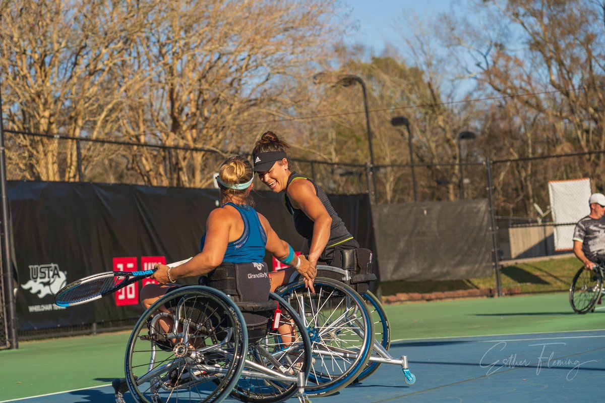 mathewson_dana's tweet photo. Another Cajun Classic in the books! Not the singles tournament I wanted, but happy to have gotten another trophy with @lucy_shuker in doubles last week! Looking forward to some rest &amp; a solid training block before hitting the road again in May 😊 #adidastennis #wheelchairtennis⁣ https://t.co/CUFxmAToJE