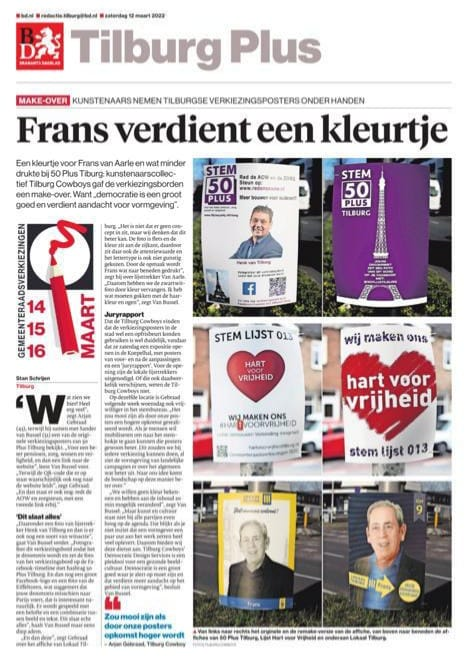 LokaalTilburg's tweet image. Zijn we het roerend mee eens! 
Vergeet niet te stemmen: morgen en woensdag kan het!♥️💛💙