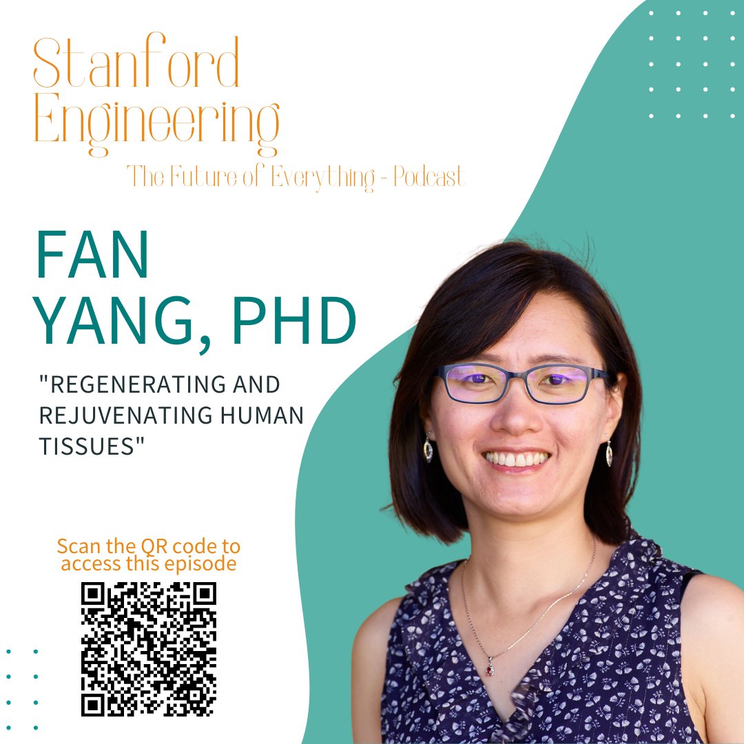 Stanford_Ortho's tweet photo. 🎤Podcast Alert! … Fan Yang, PhD was recently interviewed by Stanford Engineering’s - The Future of Everything Podcast.��Be sure to access the episode, and checkout https://t.co/WCwfErxqoB for more!
#stanfordortho #stanfordengineering #podcast #research #healthcare #Engineering https://t.co/KY9SvpdZru