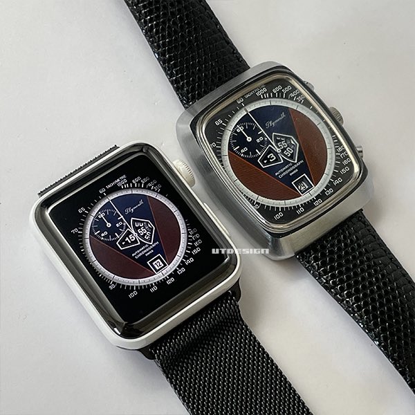 utdesign's tweet image. こういうフェイスも作ったりもしたけど、 #メカデジ はやっぱ実体のメカのデジでないとなんとも惹かれん、な事をサイトに追記しました。
utdesign.net/applewatchface…

#jumphourwatch #jumphour #applewatch #applewatchface #clockology  #watchface