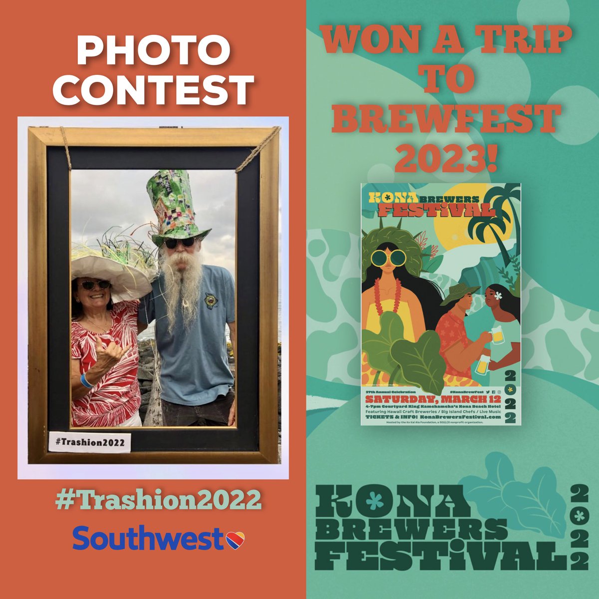 We have a winner! These two said they’ve been to every single Kona Brewers Festival!