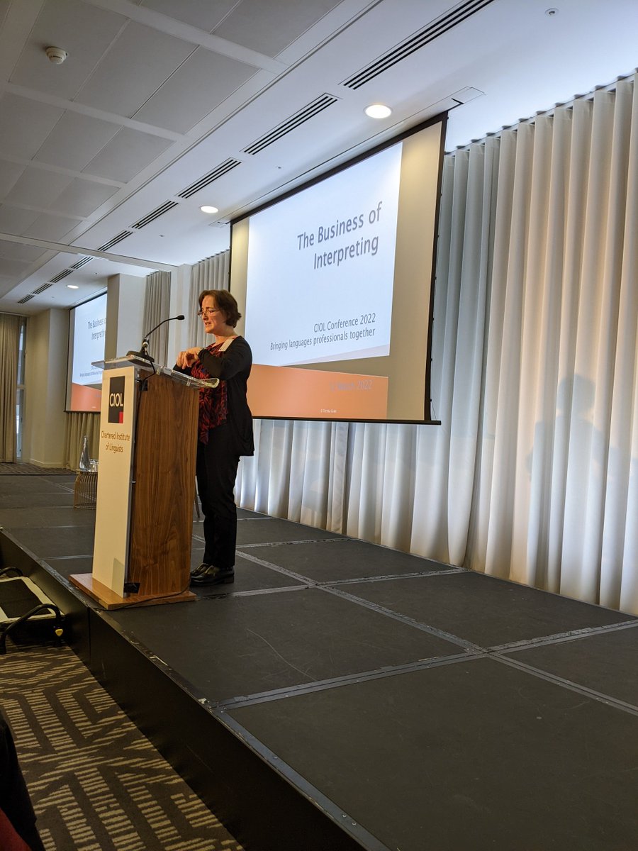 Post-conference blues? Let's share some photos of the amazing speakers at #Ciolconf22
👏👏👏👏
<a href="/Greek_to_me/">Vasiliki Prestidge</a> <a href="/terpcoach/">theinterpretingcoach</a> <a href="/triniclares/">Trinidad Clares</a> <a href="/teresa_grau/">Teresa Grau</a>