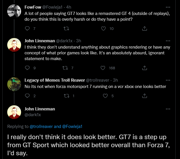 THE RED DRAGON 🔺 on Twitter "Digital Foundry's John Linneman Forza