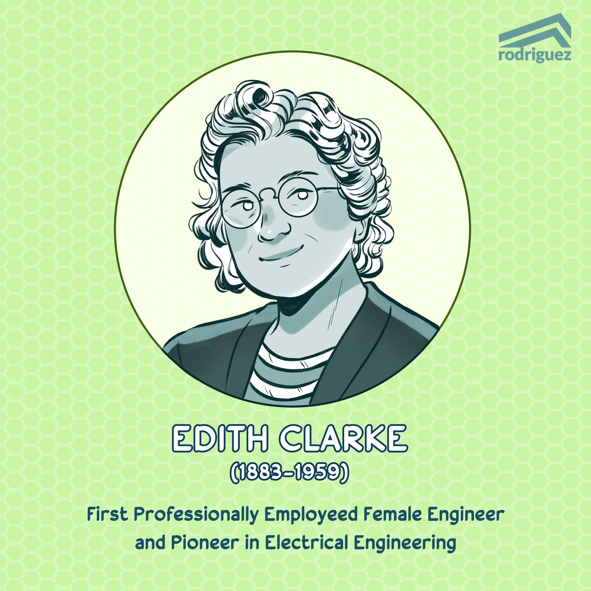 Happy #WomensHistoryMonth ! Here at Rodriguez, we recognize the contributions and research put forth by Edith Clarke, who is credited as being the first female engineer employed within the profession, as well as a pioneer within the electrical engineering field of study.