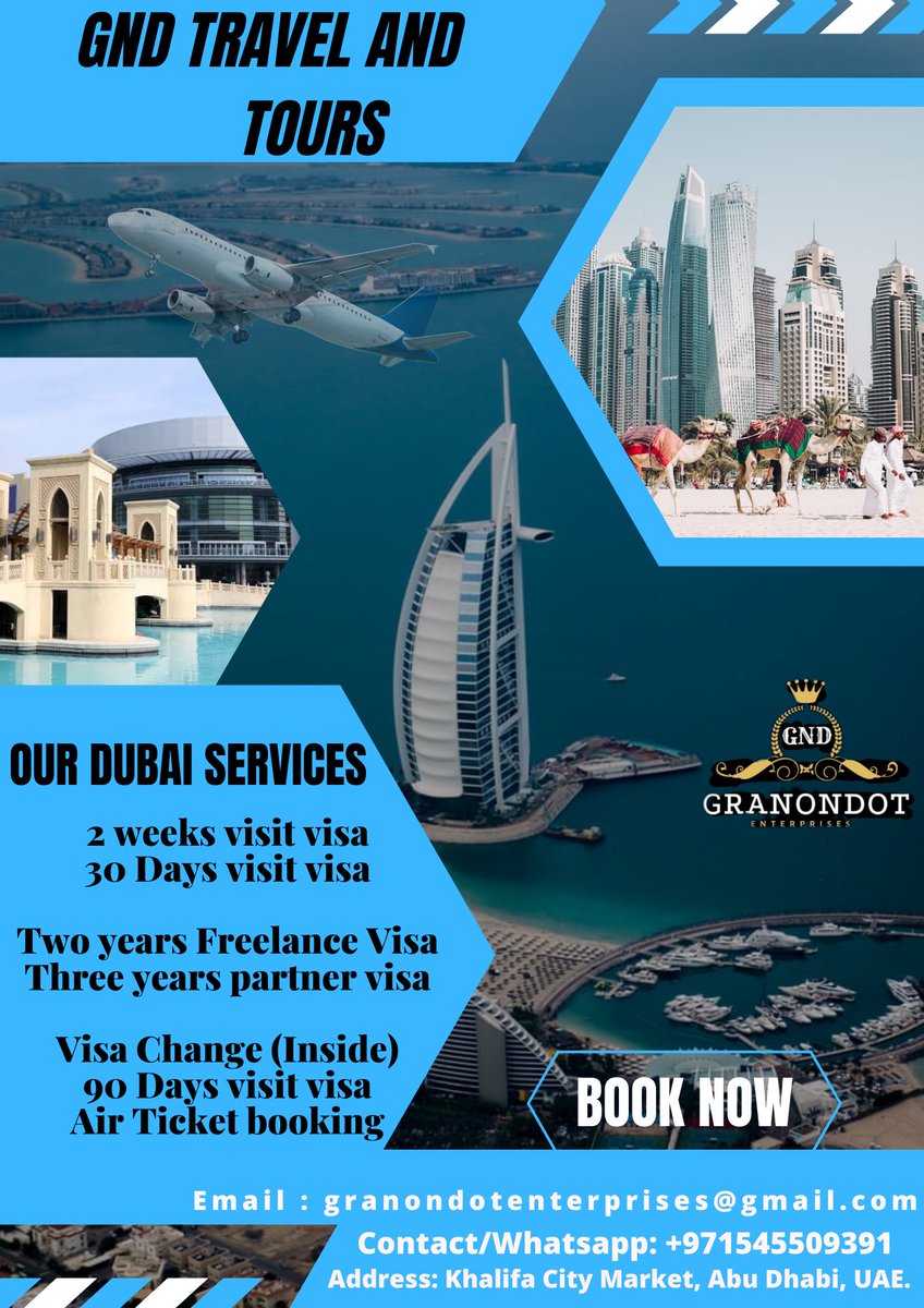 granondotE's tweet photo. Three Years Partners Visa with Health Insurance fully available @GND Travel and Tours.

Flight booking also available @GND Travel and Tours. https://t.co/qR8F0uqt9a