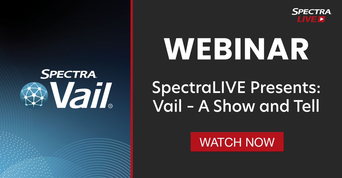 spectralogic's tweet photo. Miss our recent #SpectraVail webinar? Not to fear - watch it on demand! https://t.co/xs17wi6m4R https://t.co/czfBrR32vq