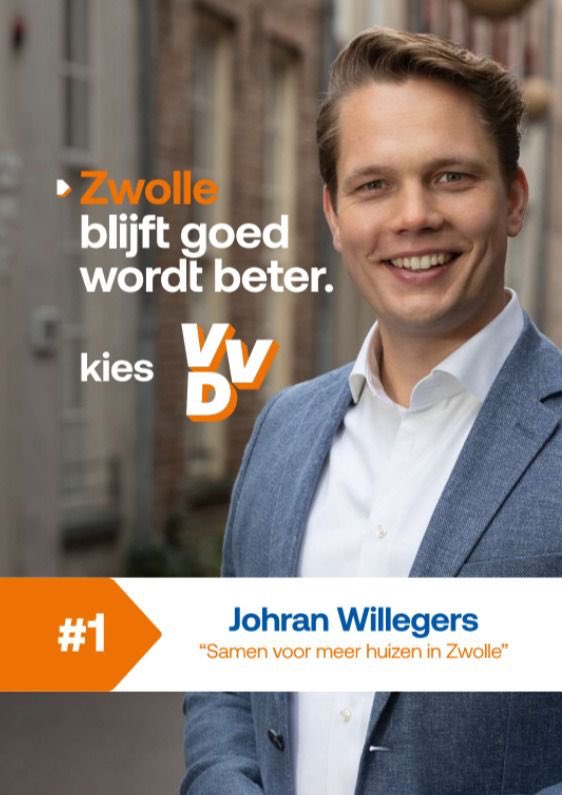 T/m woensdag zijn er gemeenteraadsverkiezingen en ik kies voor de Zwolse VVD. Want zij zijn de enige echte #huizenkampioen, hebben het beste voor met ondernemers en houden Zwolle veilig. Daarom: ga stemmen en stem op VVD Zwolle! #zwolle #blijftgoedwordtbeter