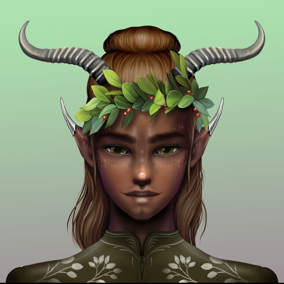 soulcurryart's tweet photo. I got enchanted with my Fae’s @EnchantedNFTs 
I am really REALLY tempted to color my hair this same silvery lilac. 
♥️♥️♥️
Thank you for the lovely art @chussain @HimanshuAtre @Eyeabovesky https://t.co/sSpRBsJIPO