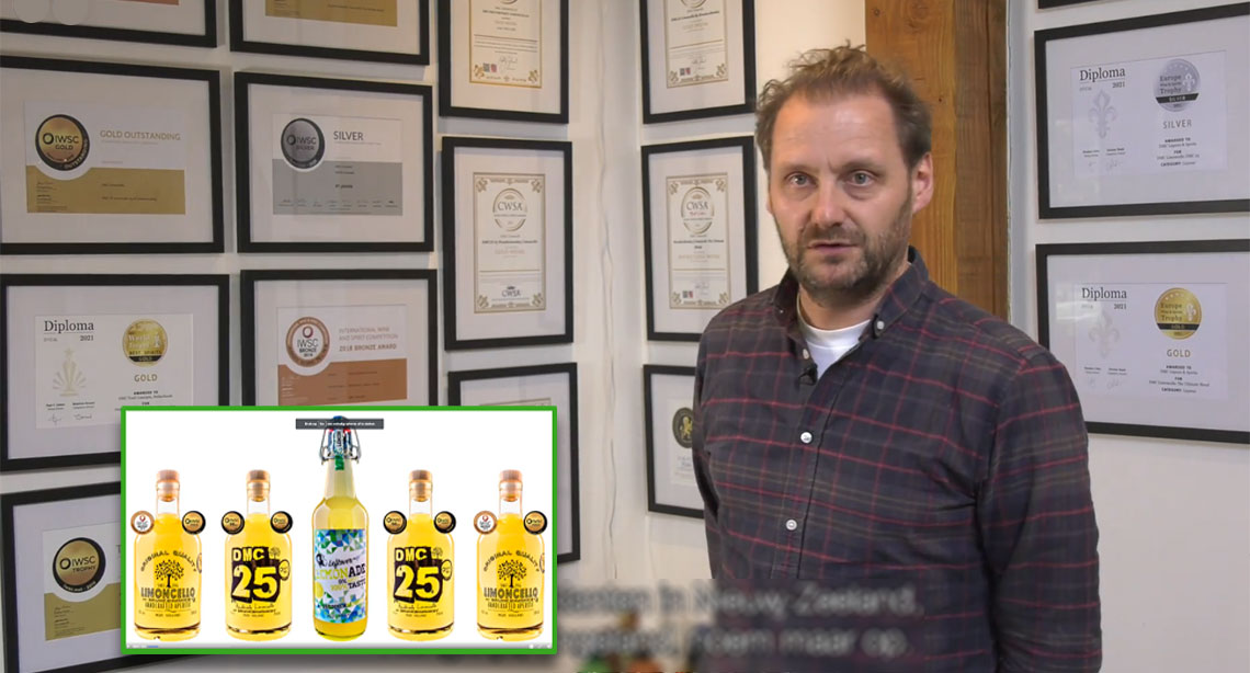 Weer prijs voor limoncello uit Peize, zie DitisPeize.nl