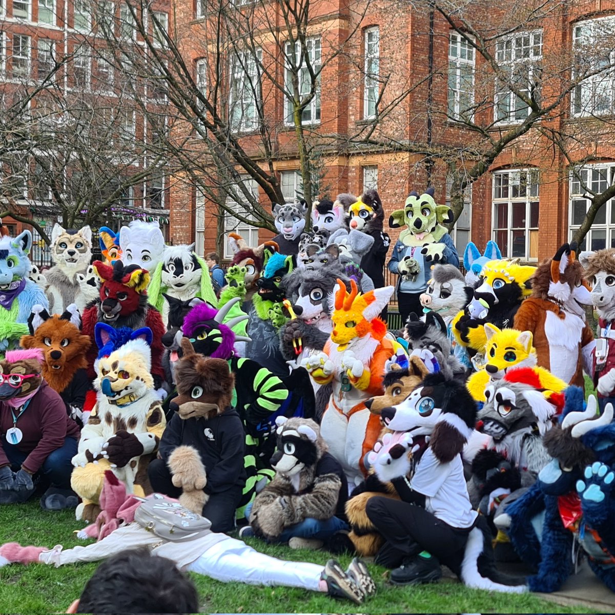 LGBTtour_mcr's tweet photo. An interesting gathering at the tours meeting point last week! 

Please note whilst the tour kicks off at 3pm Every Saturday, this weekend (19th March) we'll begin at the altered time of 10am.

If you fancy coming, drop me a quick email: josh@fmwt.co.uk 

Josh x https://t.co/ytAHSjZ5Aj
