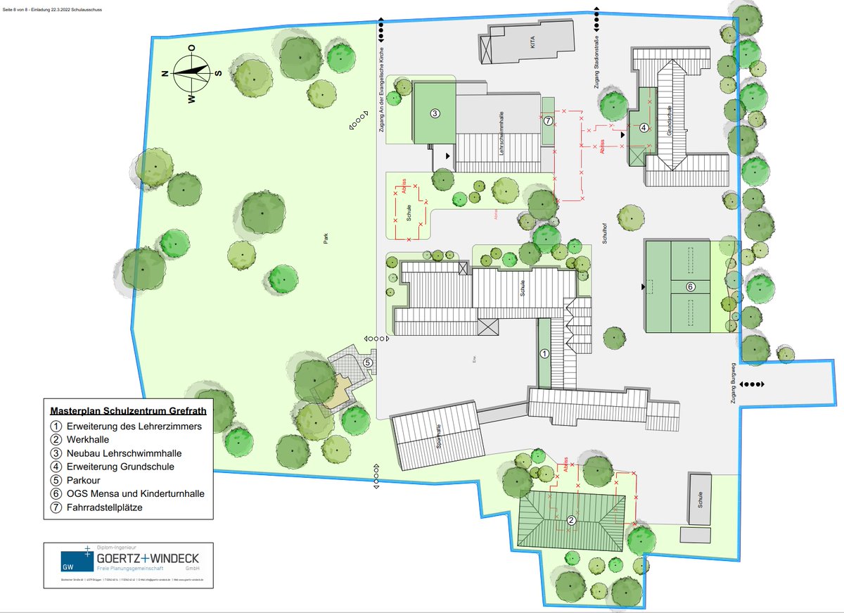 CDUGrefrath's tweet photo. Im Schulausschuss 22.03 wird der Masterplan für weitere Investitionen in Schulen, 5 neue Klassenzimmer, neue Lehrerzimmer, OGS, Parkouranlage, Lehrschwimmbecken, Werkhalle, Fahrradstellplätze usw. vorgestellt. #kommunalpolitik #cdu #grefrath https://t.co/jmYqLNy7qT https://t.co/6DcGdDnrux
