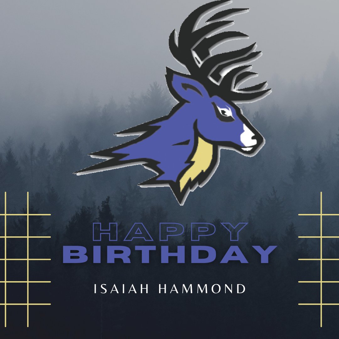 StagFootball2's tweet photo. Happy Birthday to Stag Family member Isaiah Hammond!!

Isaiah is a returning Defensive Back and Wide Receiver . He will be a Sophomore this upcoming fall!

#AboveTheBlueLine #StagUp #E+R=O #PenniesInTheBank https://t.co/Vt0LcMP8HZ