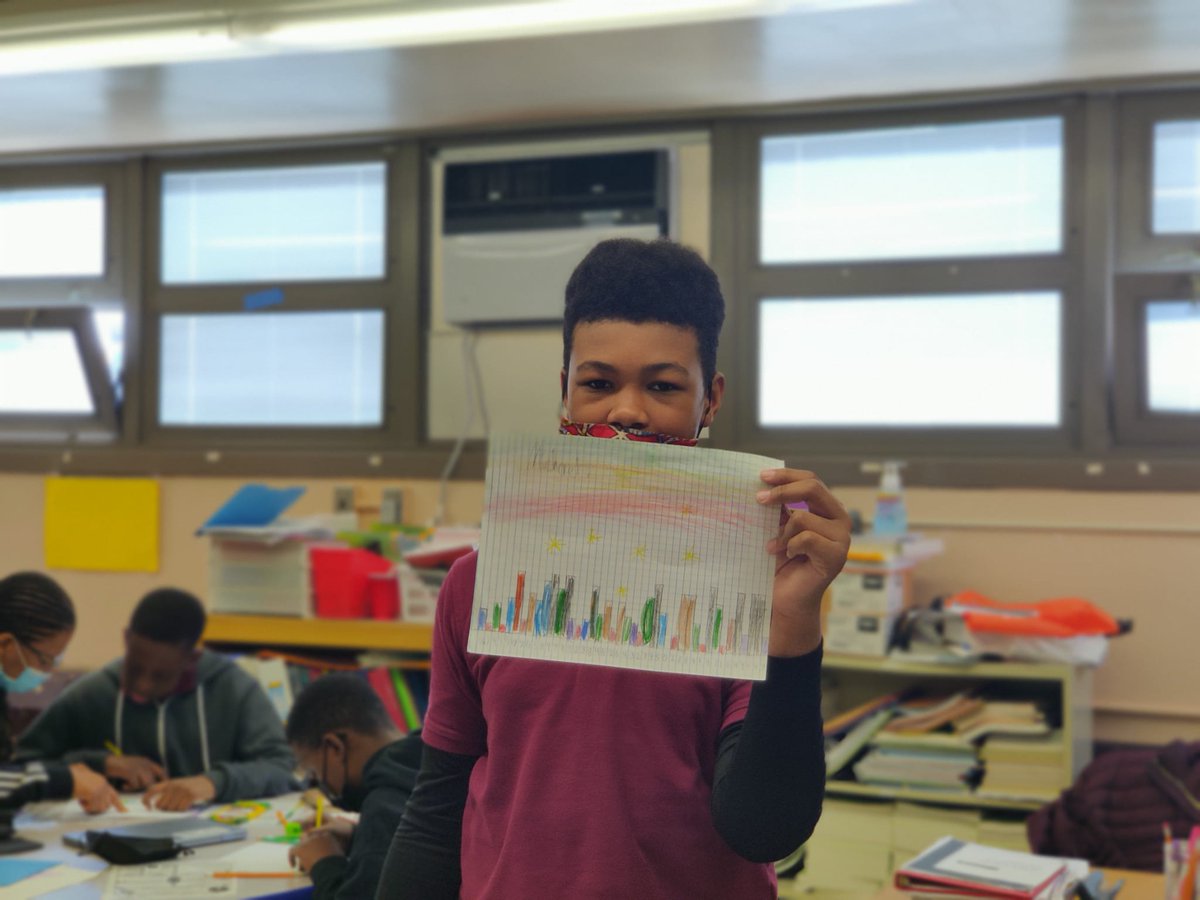 FDAVIII_'s tweet photo. It's Pi Day and FDA VIII celebrated in style! Polka dots, Pi shirts, Pi art, and, of course, eating pie!! #District19LovesPi @NYCSchools @TamraCollinsD19 @NYCDistrict19 @NYCMayor https://t.co/qw6bYWh9oe
