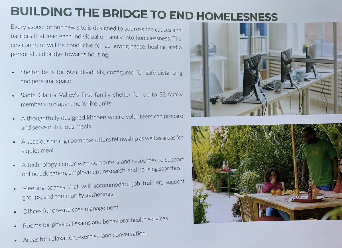 Pilar4CA's tweet photo. I’m happy be a supporter of the new @BridgeToHome facility in Santa Clarita, which helps 60 unhoused folks get on their feet w/ a tech center for job searches &amp; support to get permanent housing, plus running water &amp; bathrooms! Critical progress for our community. #BridgeToHome https://t.co/R8JaQDVU2o