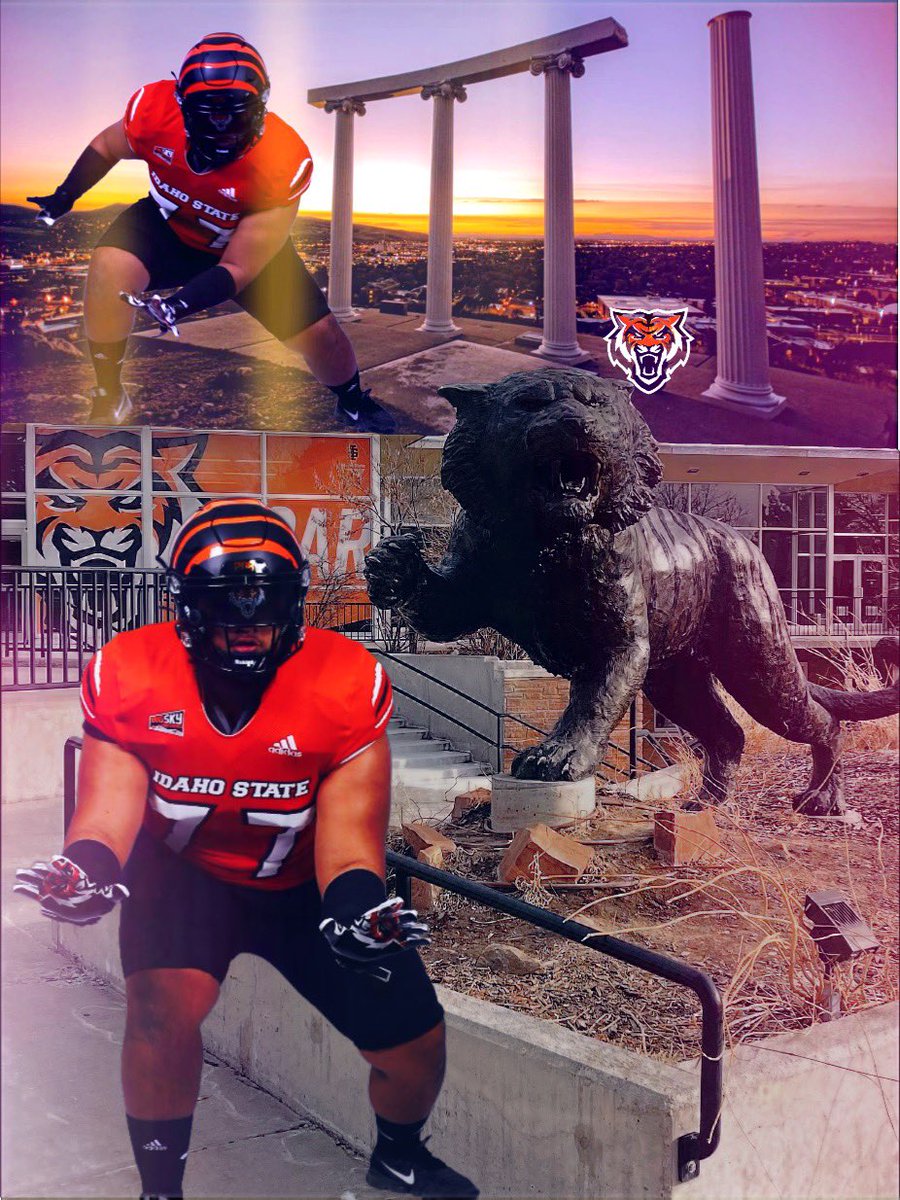 God has blessed me in many ways and after an amazing visit, I am excited to announce that I have signed with @IdahoStateFB Mahalos to <a href="/CoachRyanPayne/">Ryan Payne</a> <a href="/RagleCharlie/">Charlie Ragle</a> for believing in me. Can’t wait to be on the field. 🐅🐅 #RoarTogether #TTM #808to208