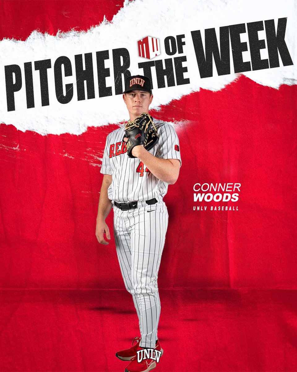 unlvbaseball's tweet photo. 🚨Rebels nab ✌️Mountain West weekly awards🚨

Read all about it here: https://t.co/dlDJRnozGZ

#BEaREBEL https://t.co/0ST3tHGDkv