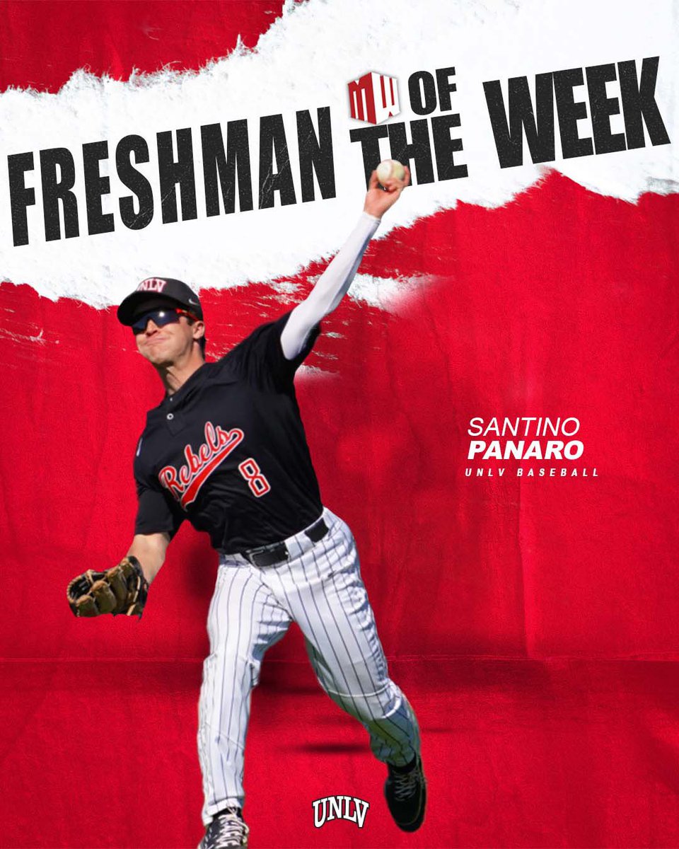 unlvbaseball's tweet photo. 🚨Rebels nab ✌️Mountain West weekly awards🚨

Read all about it here: https://t.co/dlDJRnozGZ

#BEaREBEL https://t.co/0ST3tHGDkv