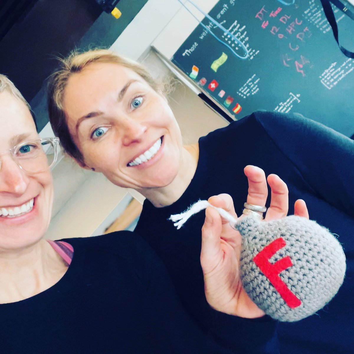27eastPT's tweet photo. Lil and Sinéad drop the F bomb at work! 
#physicaltherapy 
#27eastPT 
#workfun https://t.co/fFpNoiUl88