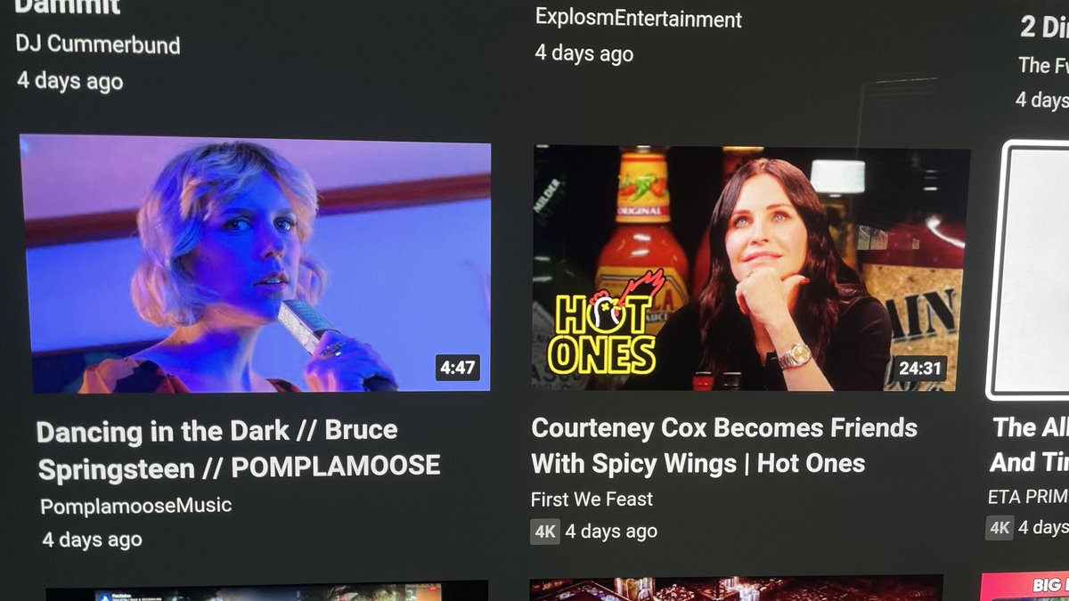 harlo37's tweet photo. When your 2020s YouTube subscriptions inadvertently make 80s kismet. https://t.co/jYVHYtictP