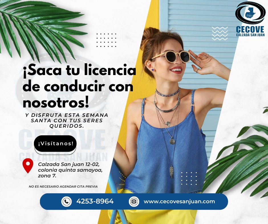 Quieres viajar para esta semana santa pero;
¿No cuentas con licencia de conducir? 💳😦

¿Que estas esperando para tramitar tu primera licencia?
¡Obten hoy mismo tu licencia! 🚙🎓

¡Será un gusto atenderte! 🛵🚘

#cecove_calzadasanjuan
#guatemala 
#LicenciasDeConducir