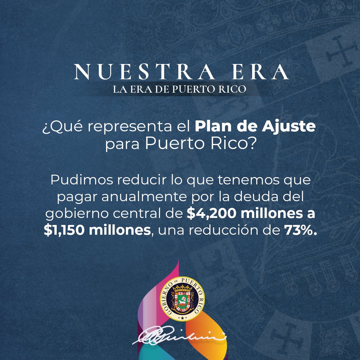 GovPierluisi's tweet photo. #NuestraEra #LaEraDePuertoRico https://t.co/89BEJuC7Kg