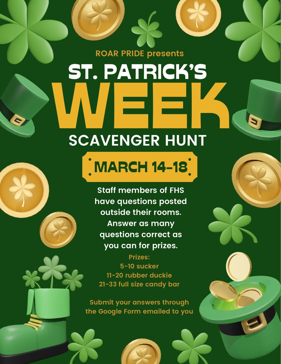 FHS ROAR PRIDE - STUDENT EDITION tweet media