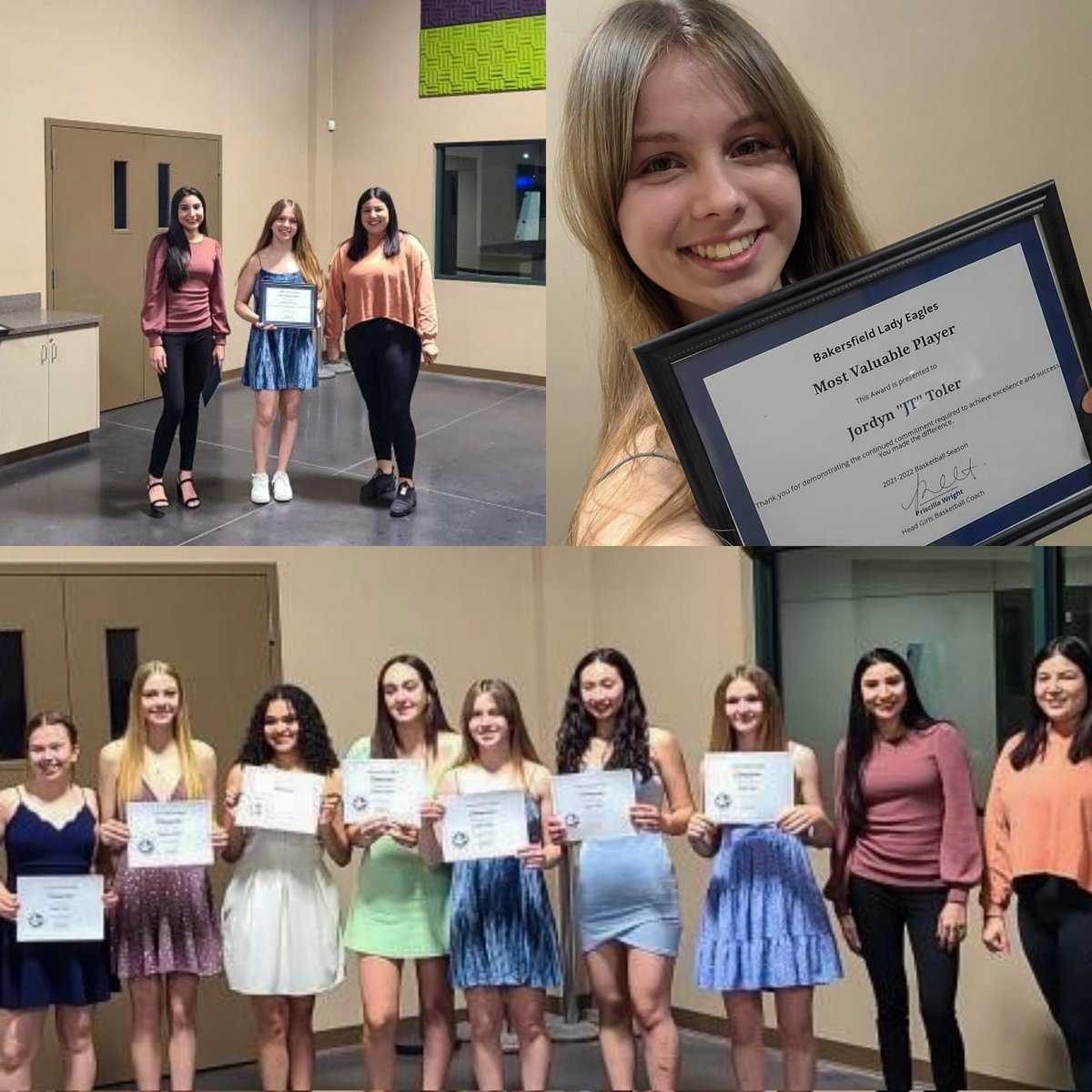 An amazing awards night celebrating with girls who have become family and with dedicated coaches who made this season possible! Blessed and honored to be the BCHS women's basketball MVP for the second year in a row. I would not be here without my family, and God's amazing love.❤