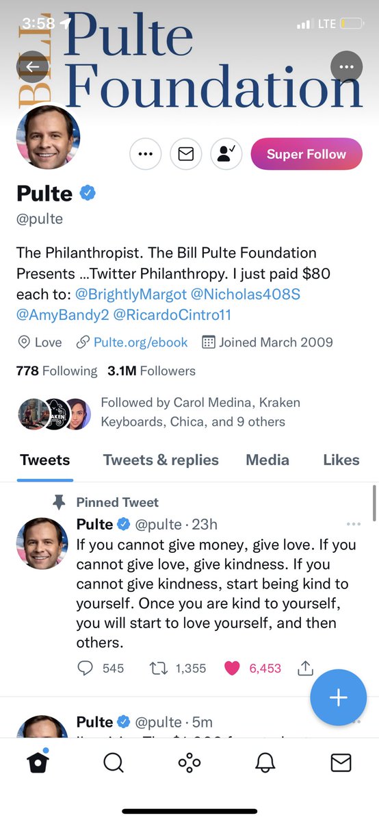 joeanneky's tweet photo. @pulte Following! https://t.co/IEPWwCOIHF