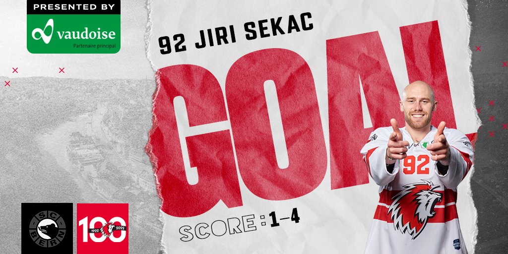 lausannehc's tweet photo. Monsieur JIRI SEKAC 🔥
SC Bern 1⃣-4⃣ Lausanne HC
#SCBLHC 🦁⚡️🐻 https://t.co/YiHBIIlHUi