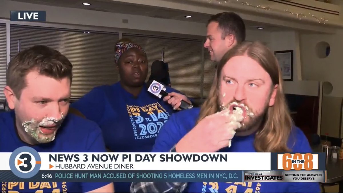 GoodJobVeryCool's tweet image. Rowdy Pi Day as usual