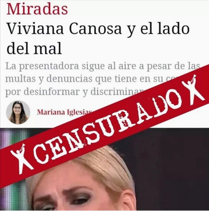 Desde la Red PAR - Periodistas de Argentina en Red por una Comunicación no Sexista- repudiamos la censura del diario Clarín hacia una nota de su propia editora de género, Mariana Iglesias.
En dicho artículo de opinión titulado "Viviana Canosa y el lado del mal", 🧵👇🏾