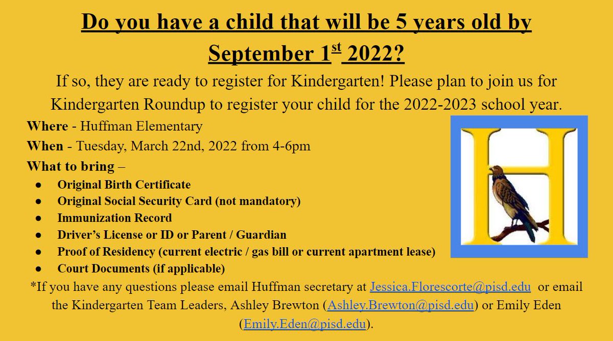 Huffman Kindergarten tweet media