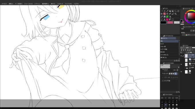 ライブでここまで進みました #今日のライブ進捗 https://t.co/U0kHGVEiqC 