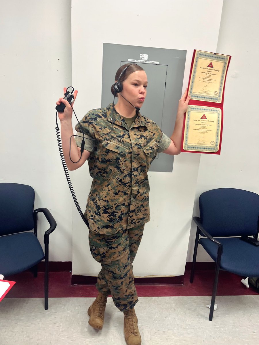 maggielayne_'s tweet photo. USMC Air Traffic Control Graduate🤩 https://t.co/GDSrQqaQ7k