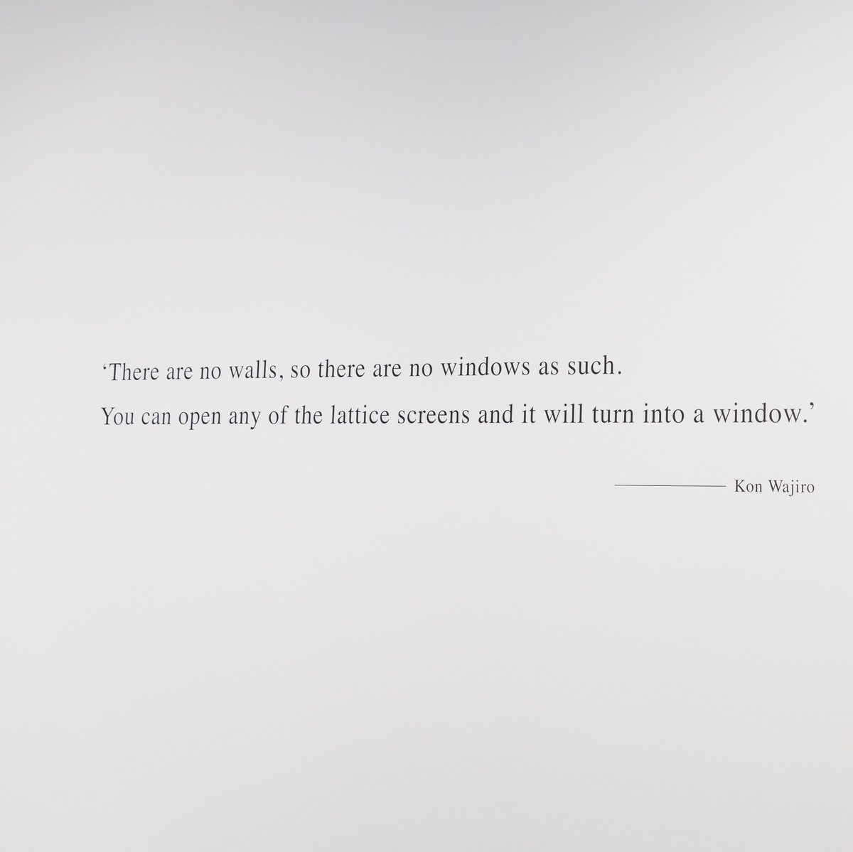 japanhouseldn's tweet photo. When curating our #Windowology exhibition, @wri_en collated a series of quotes and excerpts about windows, currently on display within the gallery. Through these, we hope to convey the worldview of Japanese architects for the benefit of our visitors.
https://t.co/kcsl7ajWBv https://t.co/YsZdfB9Tbk