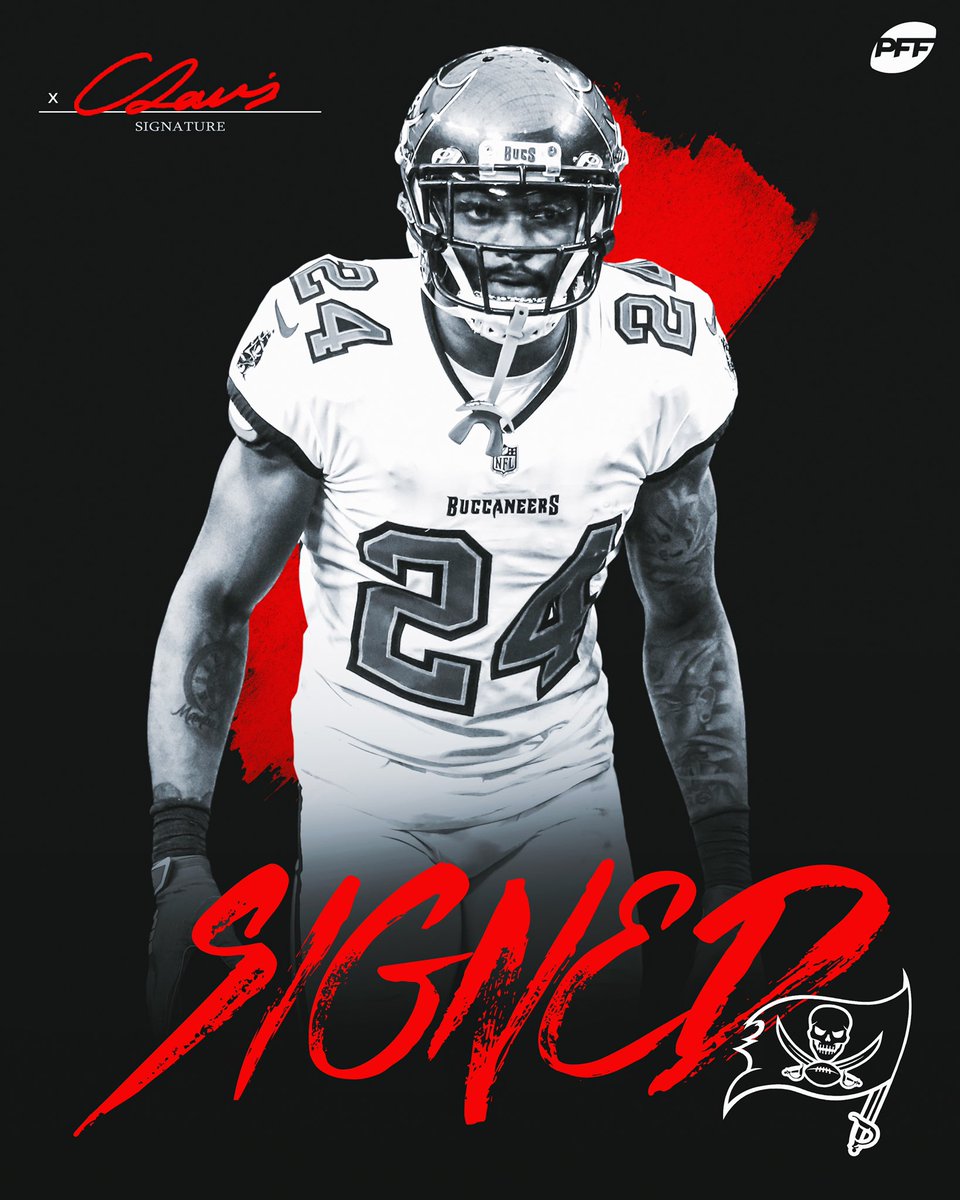PFF's tweet photo. The Bucs and CB Carlton Davis have agreed on a 3-year, $45M deal to keep him in Tampa, per @JosinaAnderson https://t.co/FdMQoGIOQq